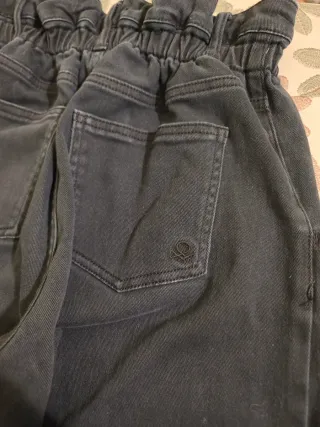 Jeans ragazza vita elasticizzata UCB neri