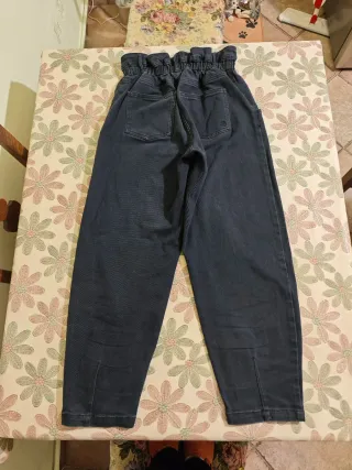 Jeans ragazza vita elasticizzata UCB neri