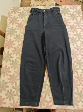 Jeans ragazza vita elasticizzata UCB neri