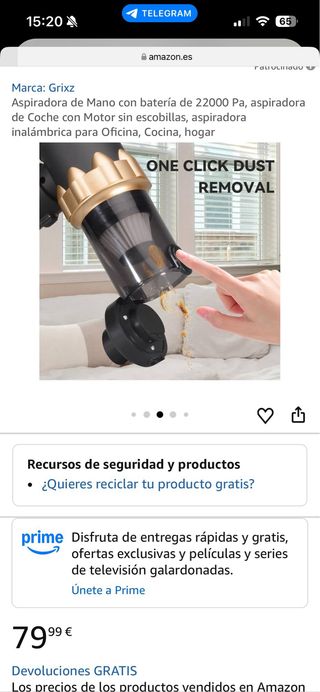 Aspiradora multiusos Grixz con soplador