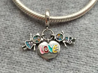 Charm familia plata de ley