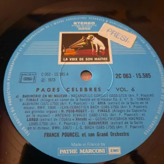 F. POURCEL ET SON GRAND ORCHESTRE PAGES CELEBRES