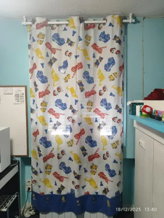 Cortina y fundas nórdica infantil Paw Patrol