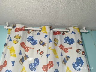 Cortina y fundas nórdica infantil Paw Patrol