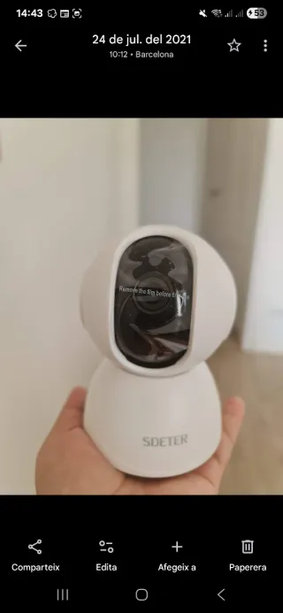 3 Cámaras Vigilancia SDETER