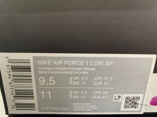 Nike Air Force 1 CPFM Morado/Rosa