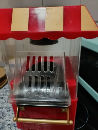 Máquina Palomitas Roja con Techo