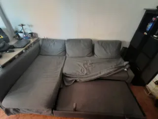 Sofá cama Friheten gris