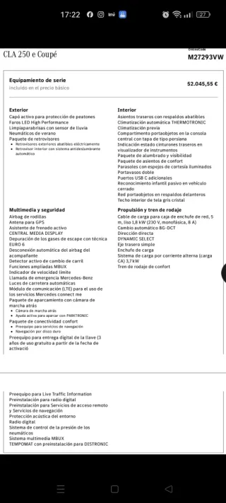 Mercedes-Benz Clase CLA 2023