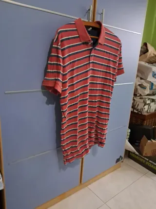 Polo Pepe Jeans Talla S Rayas Rojas
