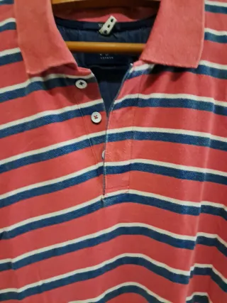 Polo Pepe Jeans Talla S Rayas Rojas
