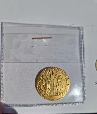 Espectacular Moneda Antigua de Oro Puro  ZECCHINO