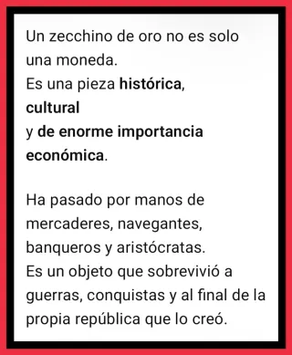 Espectacular Moneda Antigua de Oro Puro  ZECCHINO