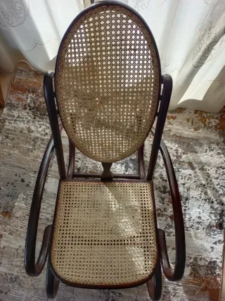 Mecedora Thonet Vintage madera maciza
