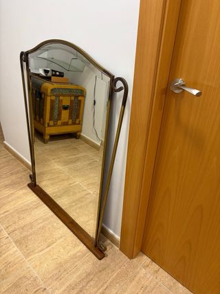Espejo Forja y Madera