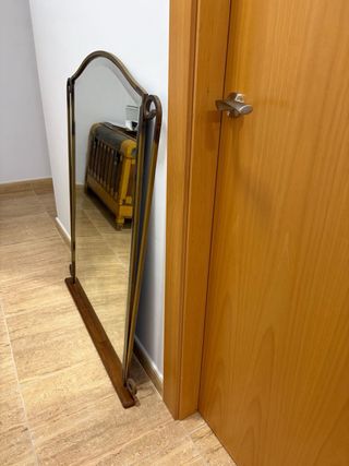 Espejo Forja y Madera