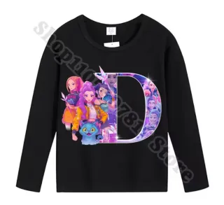 Camiseta K-Pop Personalizable Negra