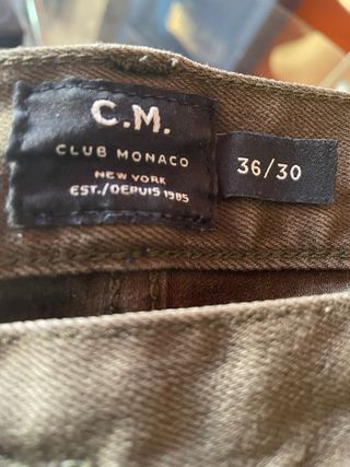Lote 4 pantalones hombre tallas 36 .