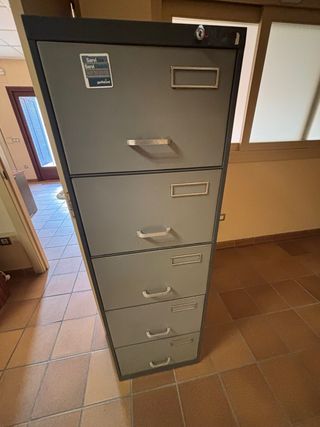 Mueble archivador metálico 5 cajones