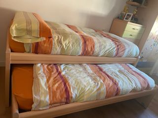 Cama nido 90cm con 3 cajones