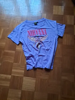 Maglietta Nirvana Viola