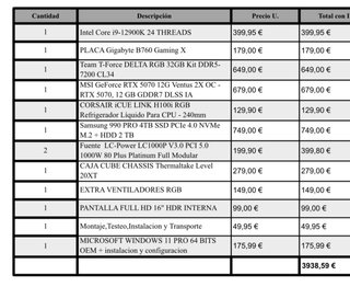 PC Gaming TOP TANK ULTRA RTX 5070