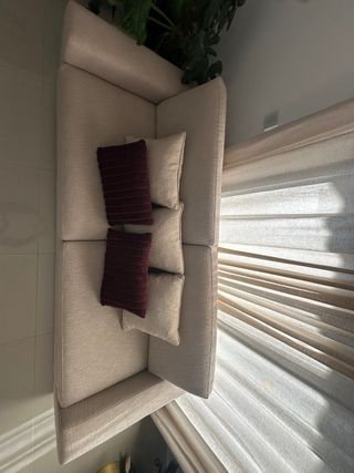 Sofá beige 249cm (4 plazas)