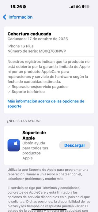 iPhone 16 Plus 256 GB Negro