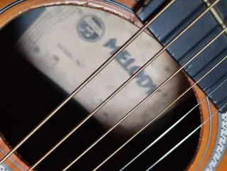 Guitarra folk Melody - Itália 70s