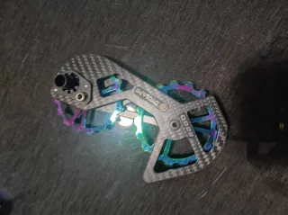 Juego de poleas de carbono