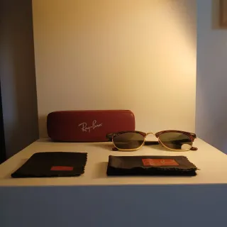 Gafas de Sol Ray-Ban Marrones y Doradas