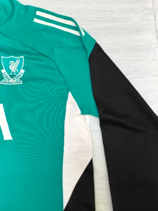 Chándal Liverpool Adidas Verde y Negro Talla L