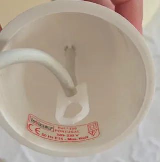 Lámpara de techo beige