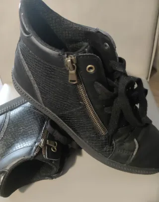 Sneakers Geox invernali nere