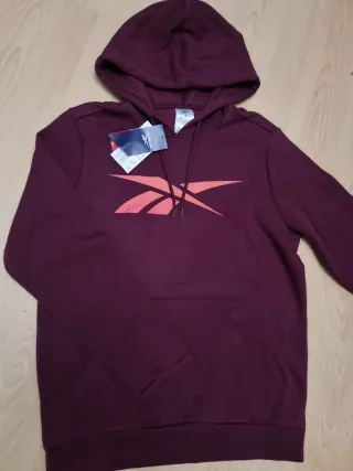 Sudadera Reebok Morada con Logo