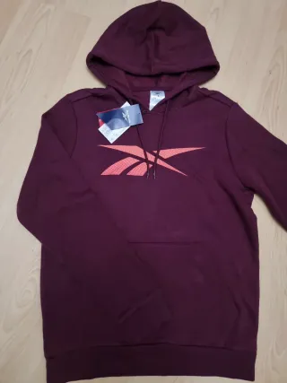 Sudadera Reebok Morada con Logo