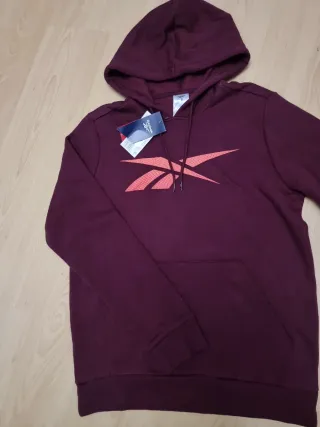 Sudadera Reebok Morada con Logo