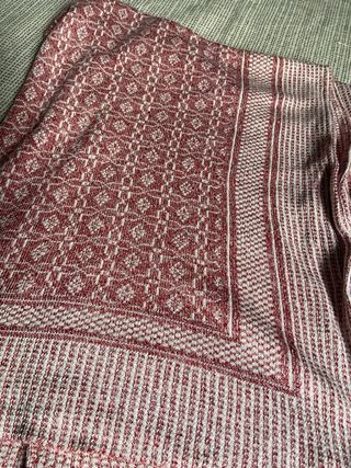 Cárdigan Stradivarius rosa y blanco talla única