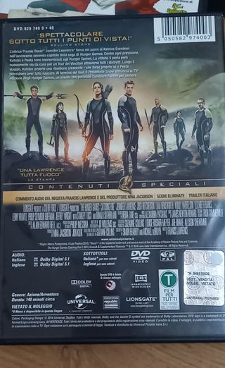 Hunger Games: La Ragazza di Fuoco DVD