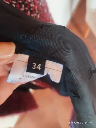 Casaco Lanidor xadrez tamanho M