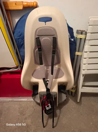 Silla trasera para bicicleta infantil