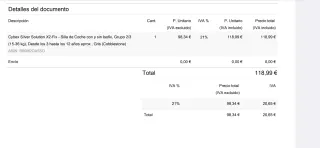 Silla de coche para niños. Cybex Solution X-Fix Si