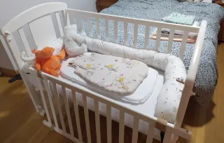 Cuna grande con colchón