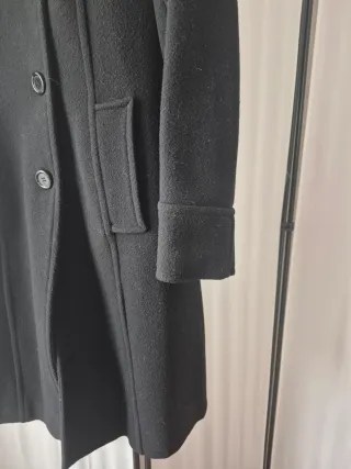 Abrigo de Lana Dean Bruni Negro