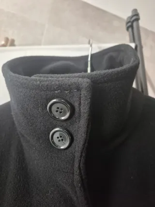 Abrigo de Lana Dean Bruni Negro