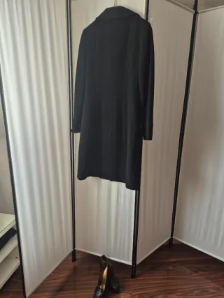 Abrigo de Lana Dean Bruni Negro