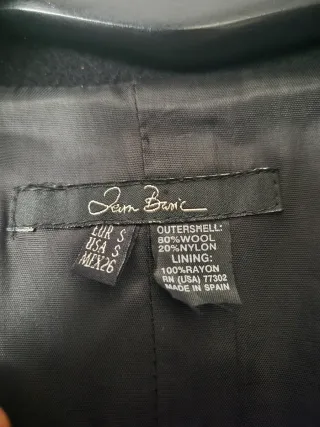 Abrigo de Lana Dean Bruni Negro