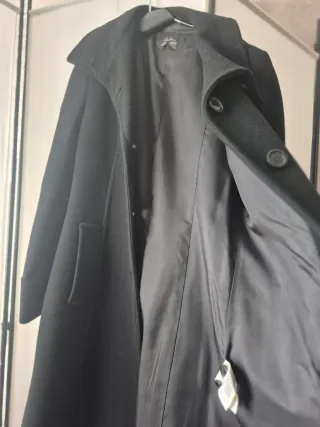 Abrigo de Lana Dean Bruni Negro