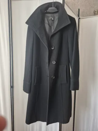 Abrigo de Lana Dean Bruni Negro