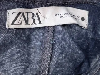 Vestido largo Zara azul